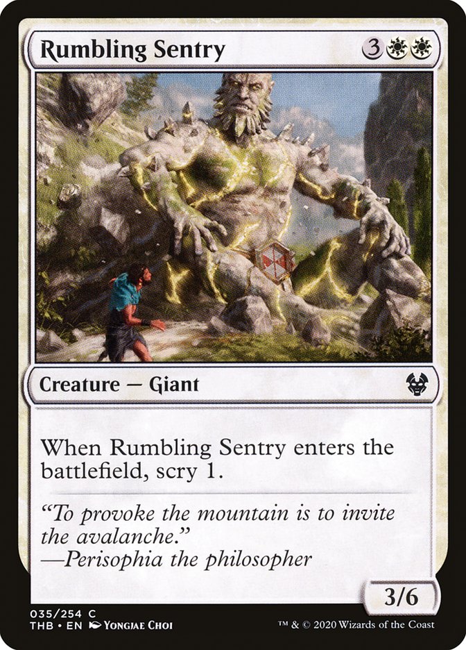 Rumbling Sentry [Theros Beyond Death] | Devastation Store
