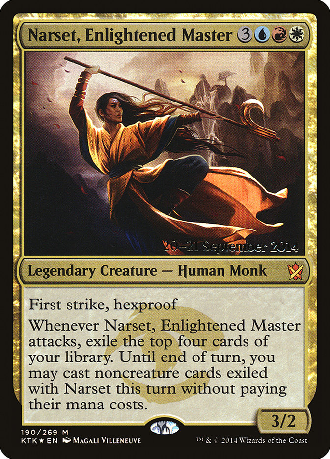 Narset, Enlightened Master  [Khans of Tarkir Prerelease Promos] - Devastation Store | Devastation Store