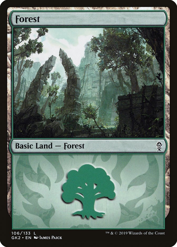 Forest (106) [Ravnica Allegiance Guild Kit] | Devastation Store
