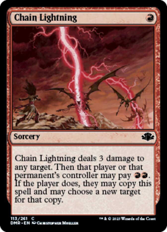 Chain Lightning [Dominaria Remastered] | Devastation Store