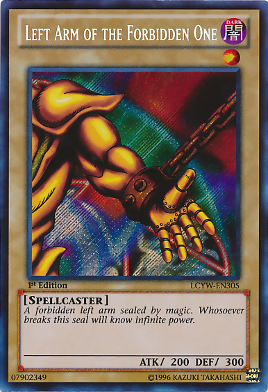 Left Arm of the Forbidden One [LCYW-EN305] Secret Rare | Devastation Store