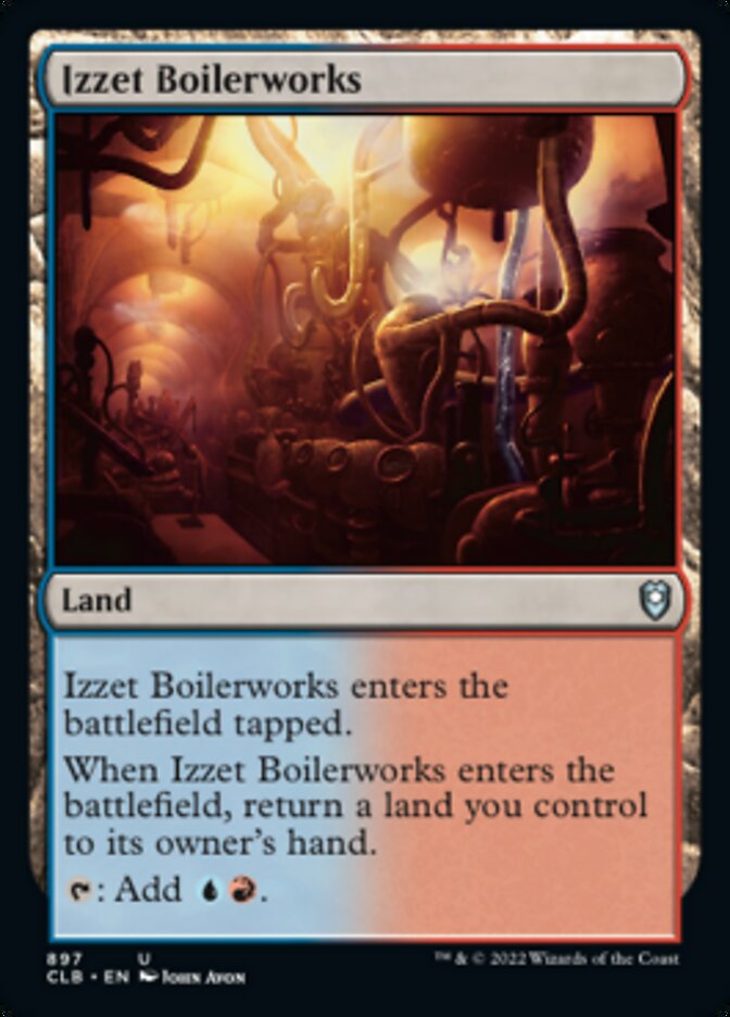 Izzet Boilerworks [Commander Legends: Battle for Baldur's Gate] | Devastation Store