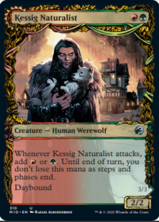 Kessig Naturalist // Lord of the Ulvenwald (Showcase Equinox) [Innistrad: Midnight Hunt] | Devastation Store