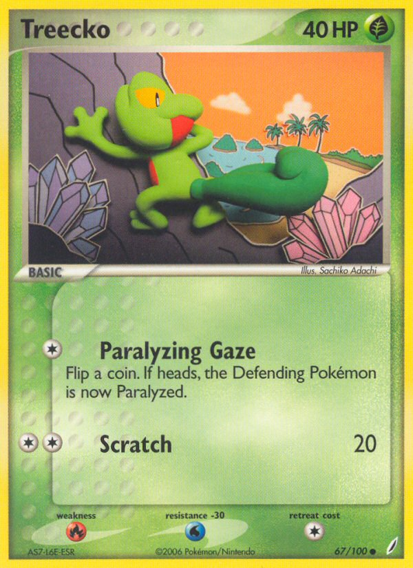 Treecko (67/100) [EX: Crystal Guardians] | Devastation Store