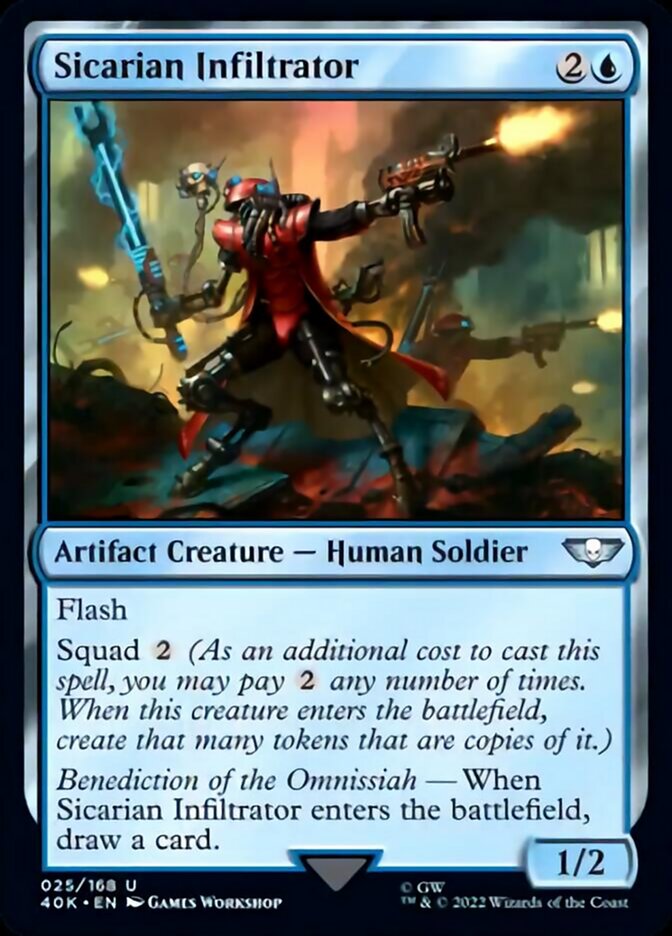 Sicarian Infiltrator (Surge Foil) [Universes Beyond: Warhammer 40,000] | Devastation Store