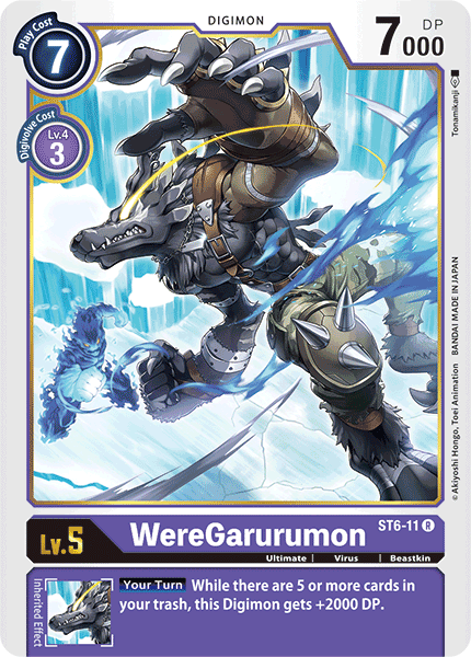WereGarurumon [ST6-11] [Starter Deck: Venomous Violet] | Devastation Store