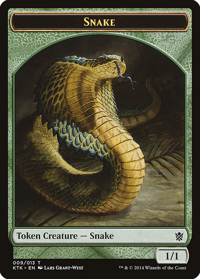 Snake [Khans of Tarkir Tokens] - Devastation Store | Devastation Store