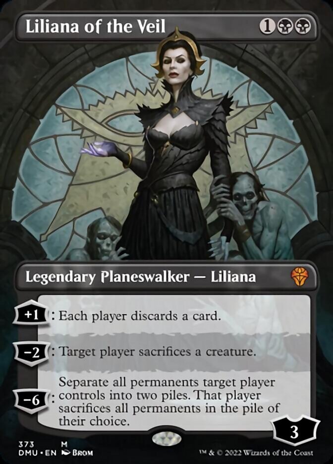 Liliana of the Veil (Borderless) [Dominaria United] | Devastation Store