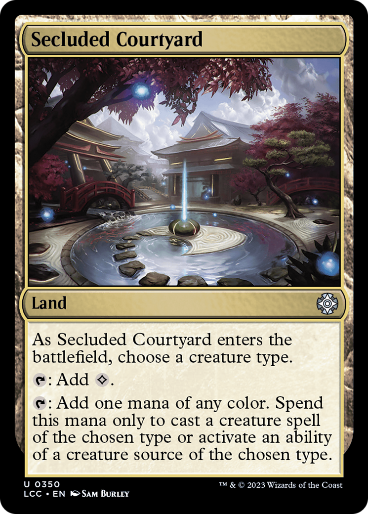 Secluded Courtyard [The Lost Caverns of Ixalan Commander] | Devastation Store