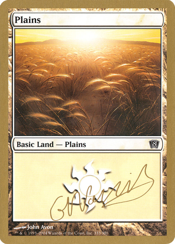 Plains (gn333) (Gabriel Nassif) [World Championship Decks 2004] | Devastation Store