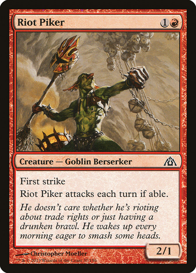 Riot Piker [Dragon's Maze] - Devastation Store | Devastation Store