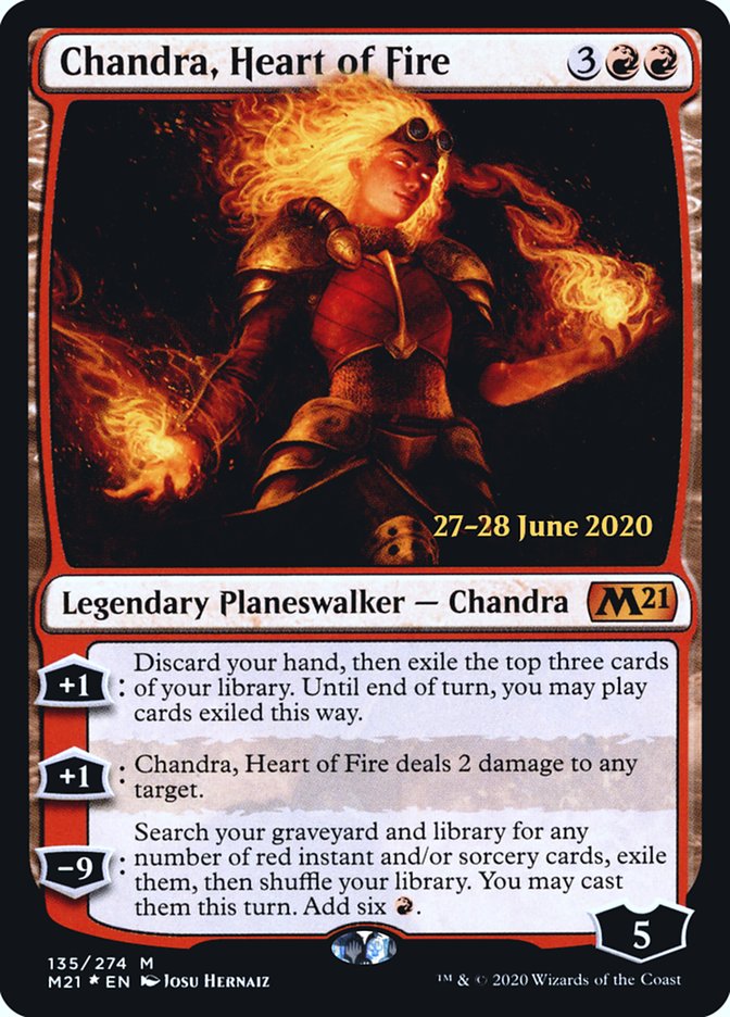 Chandra, Heart of Fire  [Core Set 2021 Prerelease Promos] | Devastation Store