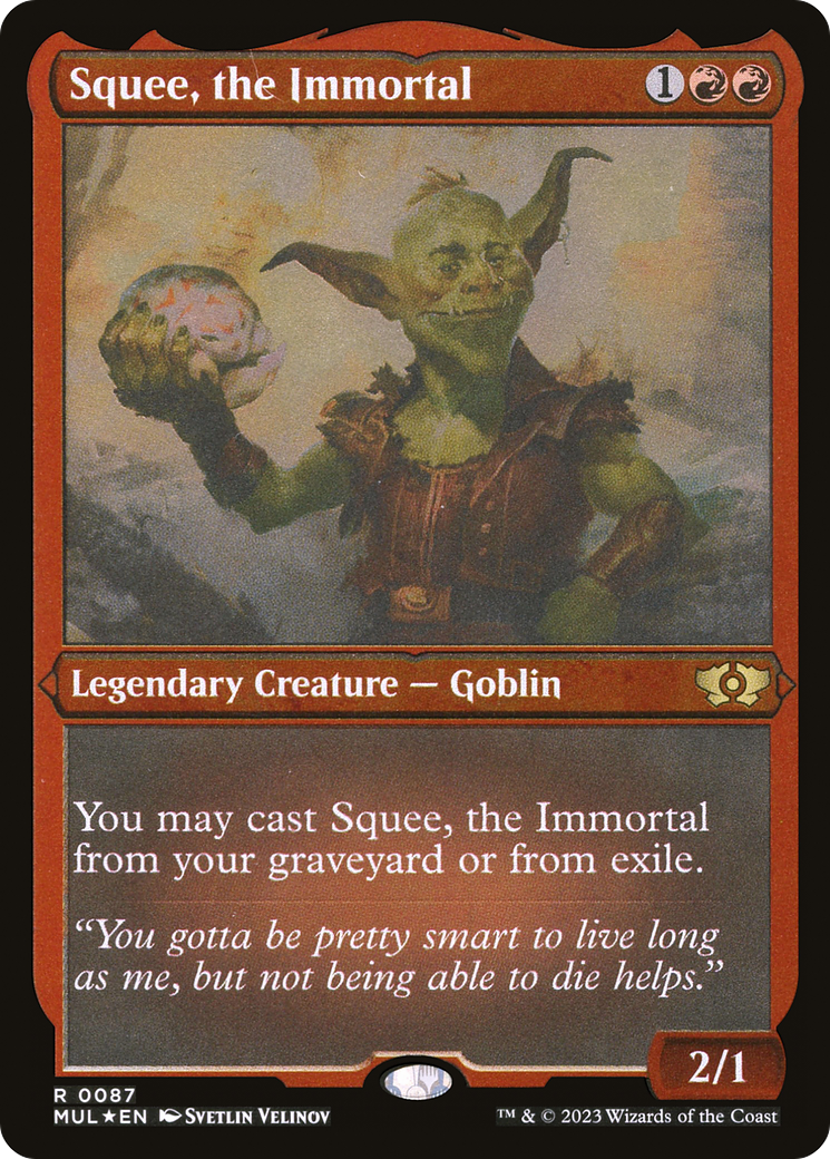 Squee, the Immortal (Foil Etched) [Multiverse Legends] | Devastation Store