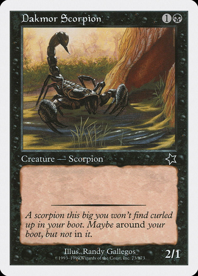 Dakmor Scorpion [Starter 1999] | Devastation Store