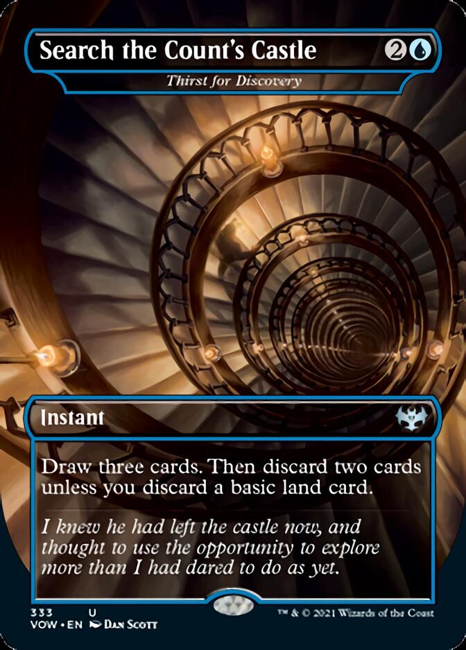 Thirst for Discovery - Search the Count's Castle [Innistrad: Crimson Vow] | Devastation Store