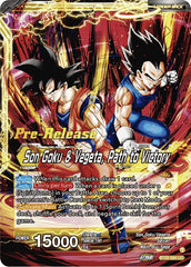 SS Vegito // Son Goku & Vegeta, Path to Victory (BT20-084) [Power Absorbed Prerelease Promos] | Devastation Store