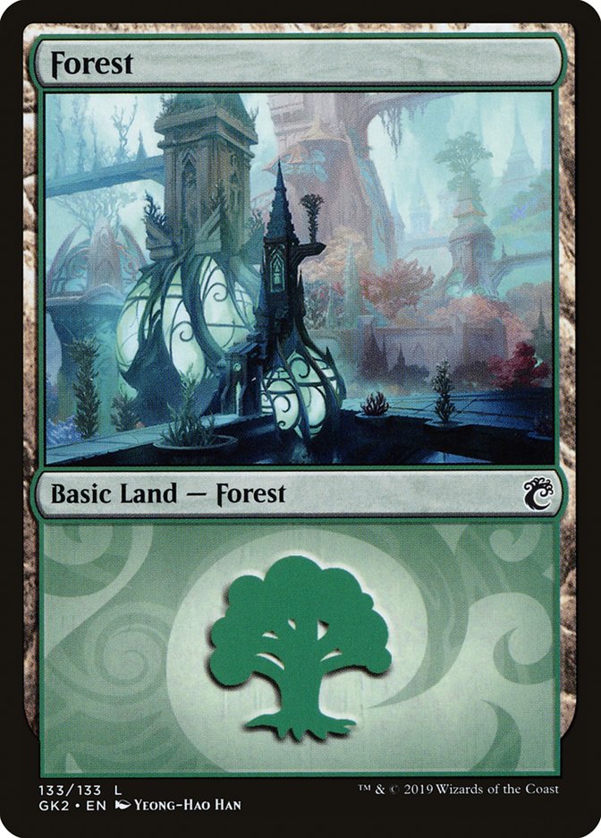 Forest (133) [Ravnica Allegiance Guild Kit] | Devastation Store