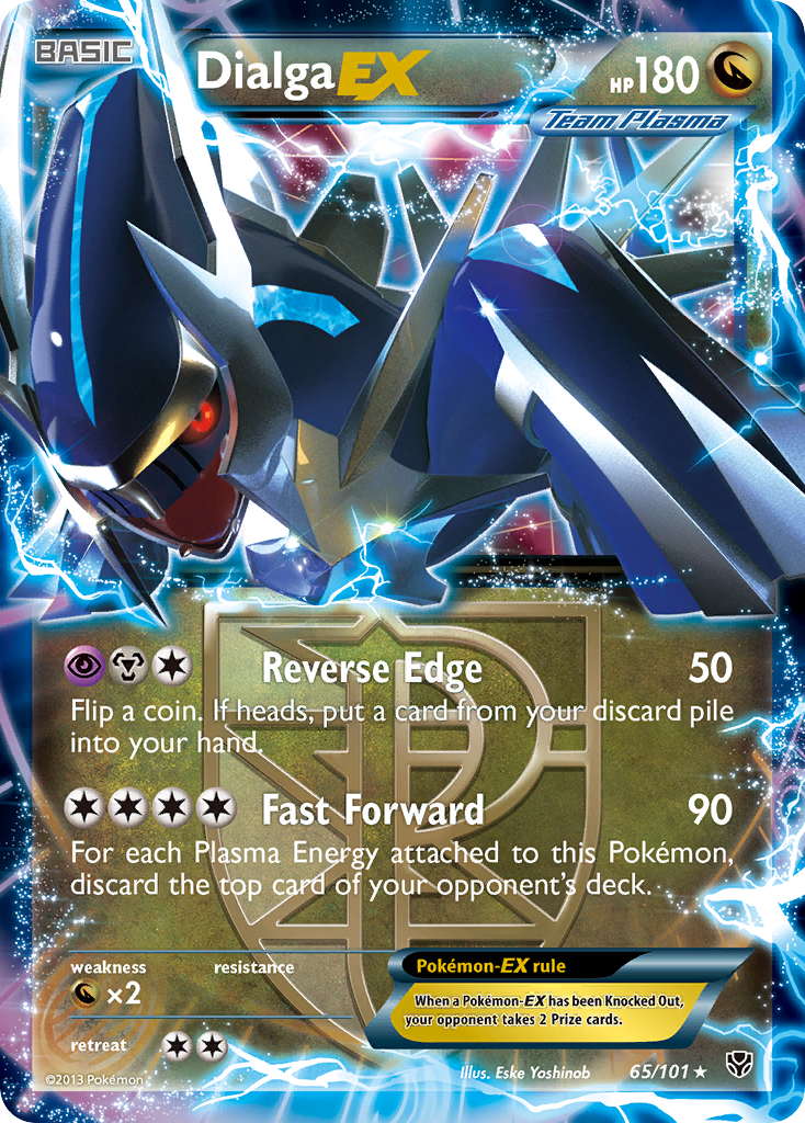 Dialga EX (65/101) [Black & White: Plasma Blast] | Devastation Store