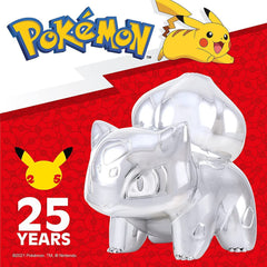Figura Pokémon - 25ª Aniversario de Bulbasaur Plateado | Devastation Store