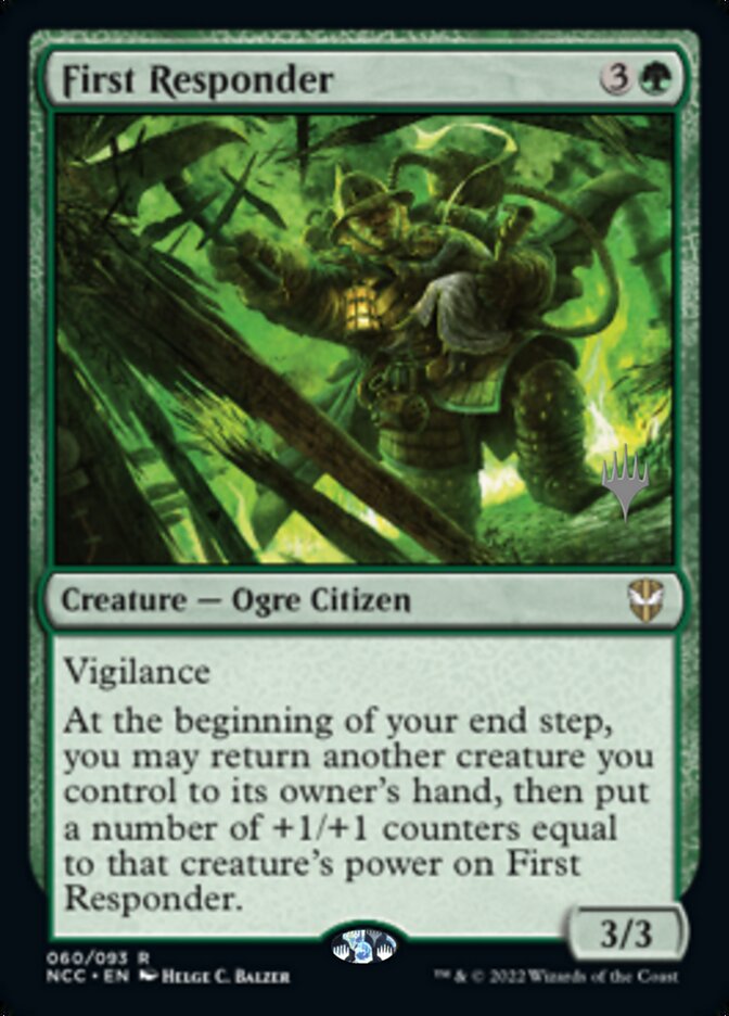First Responder (Promo Pack) [Streets of New Capenna Commander Promos] | Devastation Store