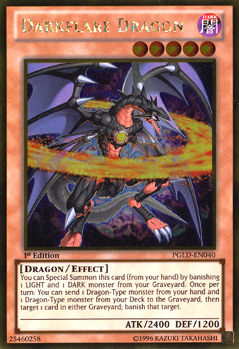 Darkflare Dragon [PGLD-EN040] Gold Rare | Devastation Store
