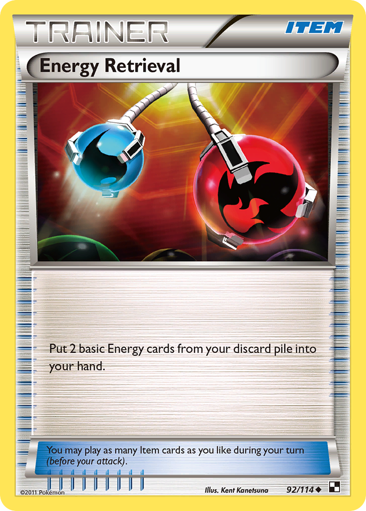 Energy Retrieval (92/114) [Black & White: Base Set] | Devastation Store