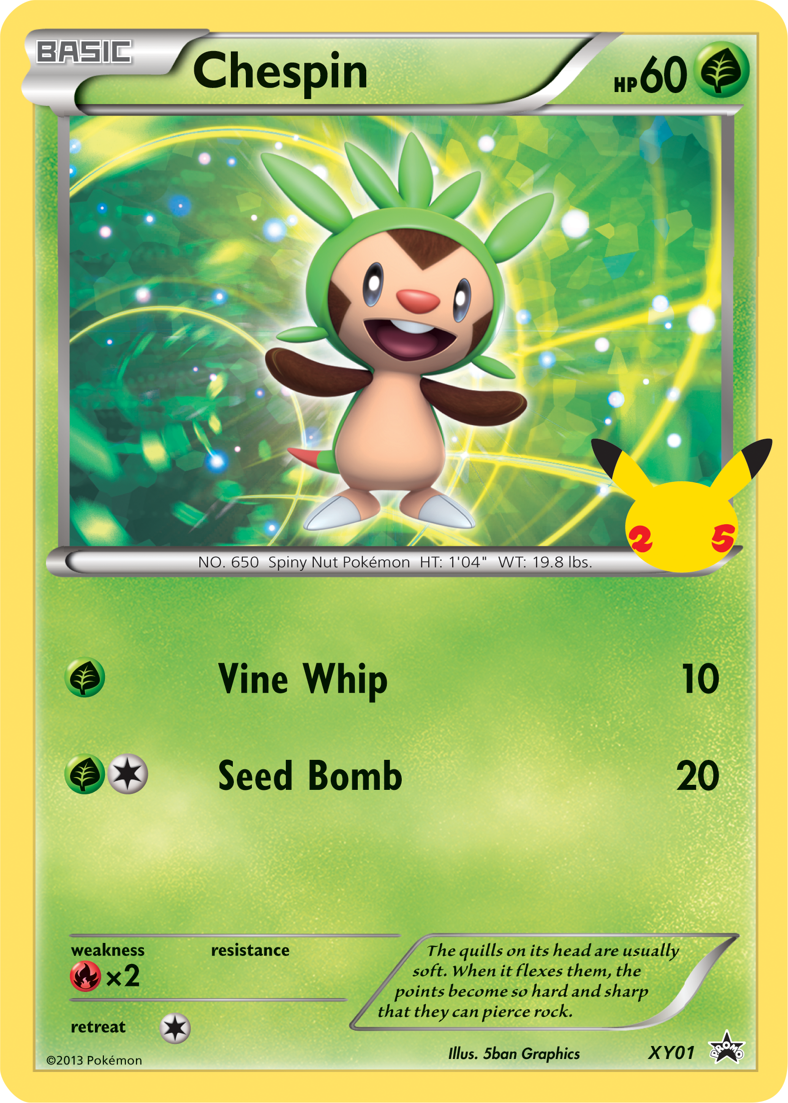 Chespin (XY01) [First Partner Pack] | Devastation Store