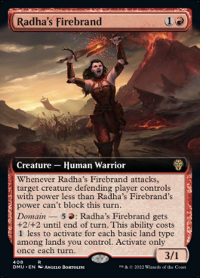 Radha's Firebrand (Extended Art) [Dominaria United] | Devastation Store