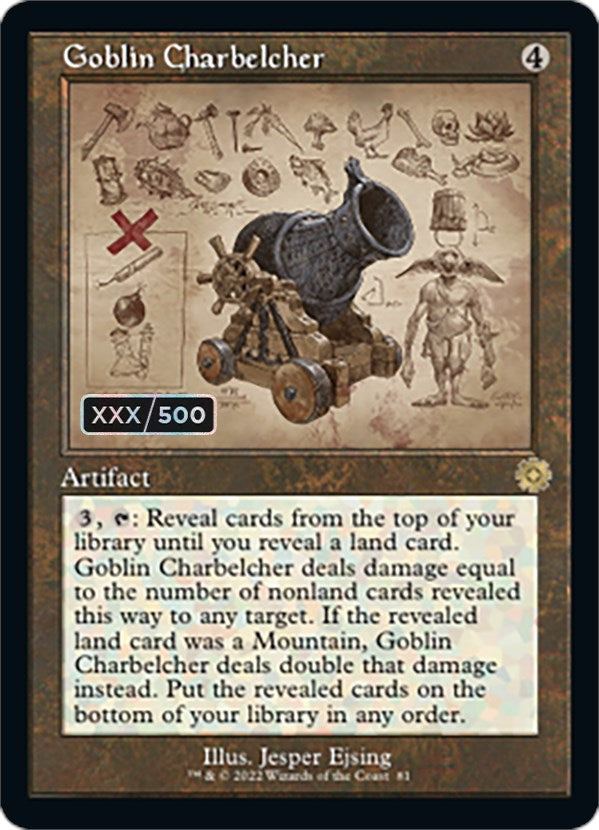 Goblin Charbelcher (Retro Schematic) (Serial Numbered) [The Brothers' War Retro Artifacts] | Devastation Store