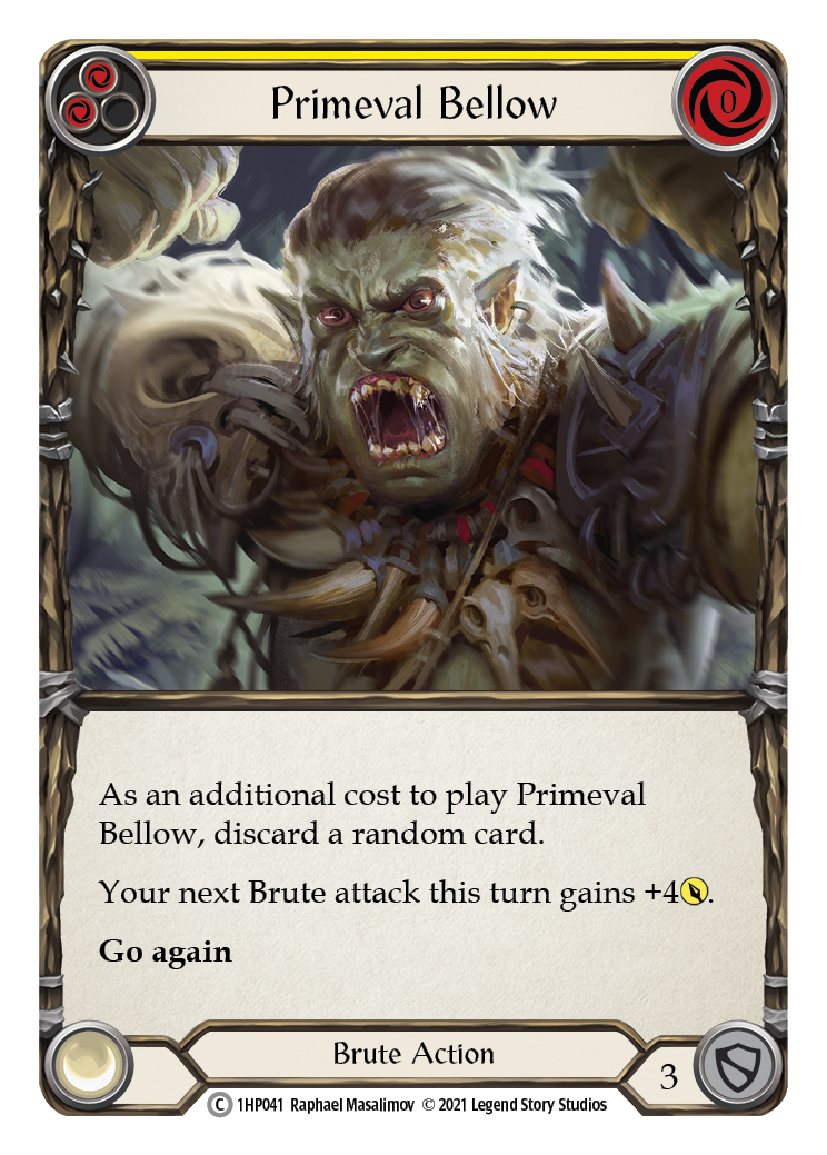 Primeval Bellow (Yellow) [1HP041] | Devastation Store