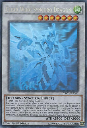 Clear Wing Synchro Dragon (Ghost Rare) [CROS-EN046] Ghost Rare | Devastation Store