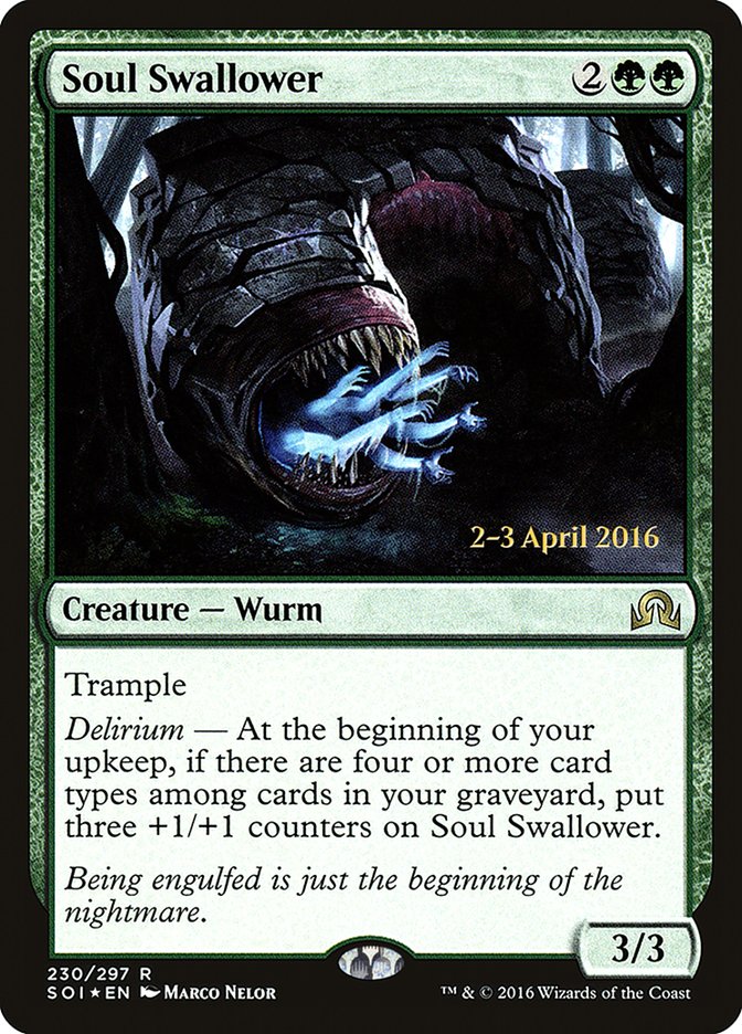 Soul Swallower [Shadows over Innistrad Prerelease Promos] - Devastation Store | Devastation Store