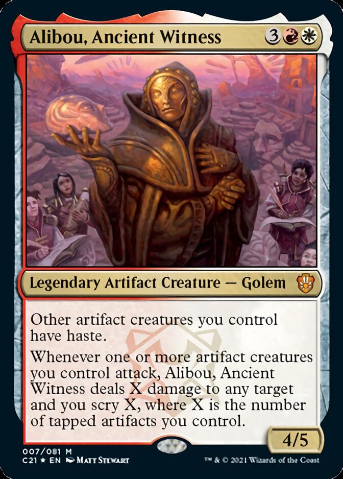 Alibou, Ancient Witness [Commander 2021] | Devastation Store