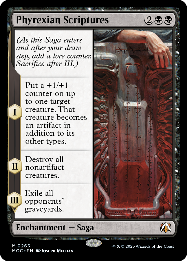 Phyrexian Scriptures [March of the Machine Commander] | Devastation Store