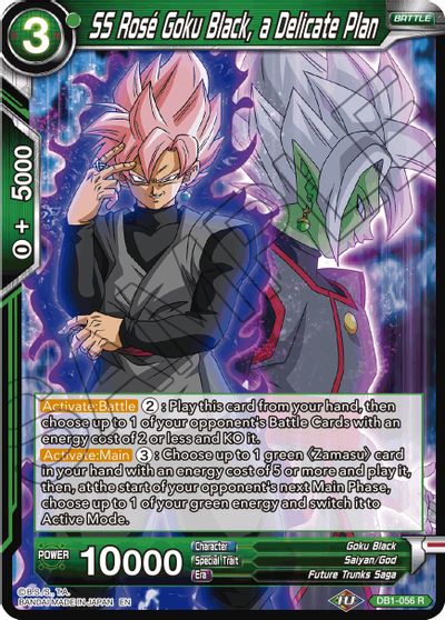 SS Rose Goku Black, a Delicate Plan (Reprint) (DB1-056) [Battle Evolution Booster] | Devastation Store