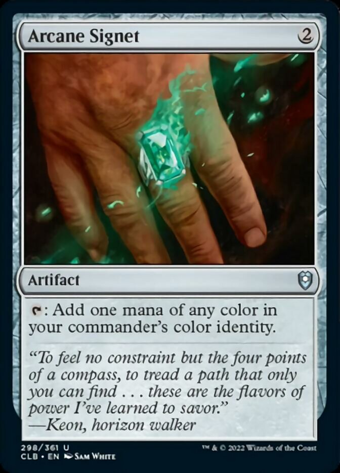 Arcane Signet [Commander Legends: Battle for Baldur's Gate] | Devastation Store