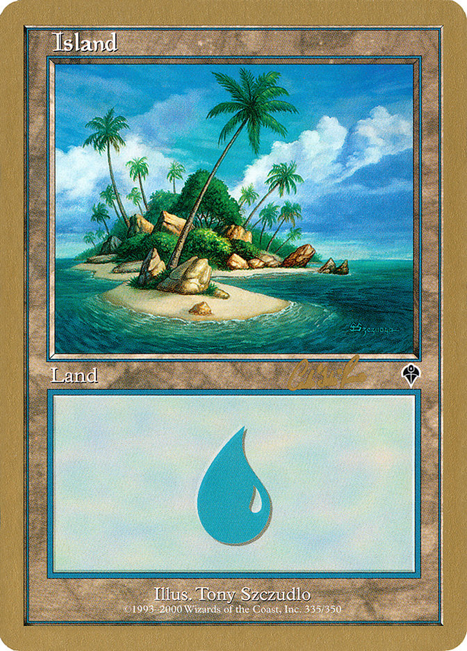 Island (cr335a) (Carlos Romao) [World Championship Decks 2002] | Devastation Store