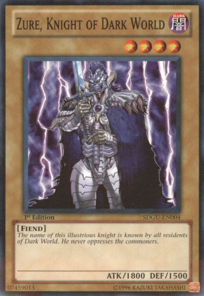 Zure, Knight of Dark World [SDGU-EN004] Common | Devastation Store