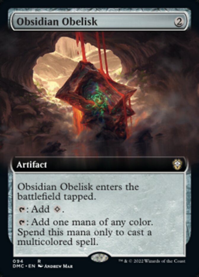 Obsidian Obelisk (Extended Art) [Dominaria United Commander] | Devastation Store