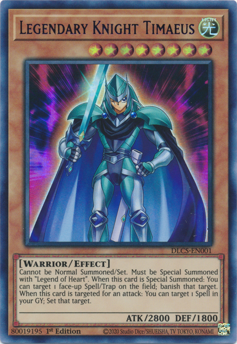Legendary Knight Timaeus (Blue) [DLCS-EN001] Ultra Rare | Devastation Store