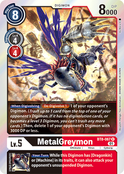 MetalGreymon [BT8-067] [New Awakening] | Devastation Store
