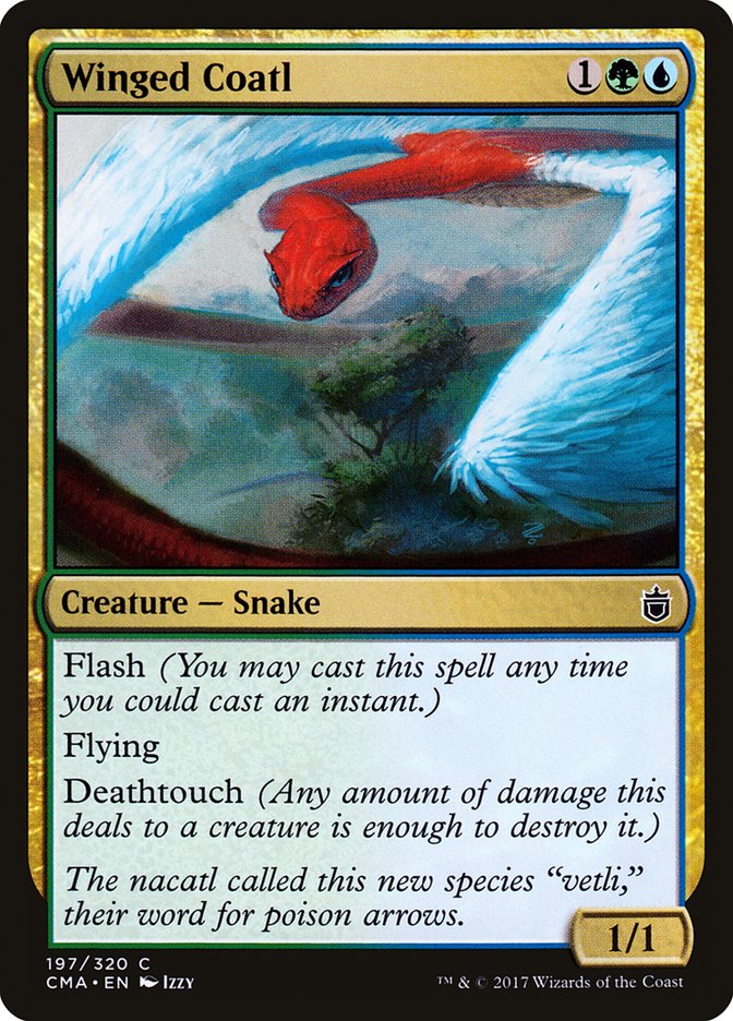 Winged Coatl [Commander Anthology] | Devastation Store