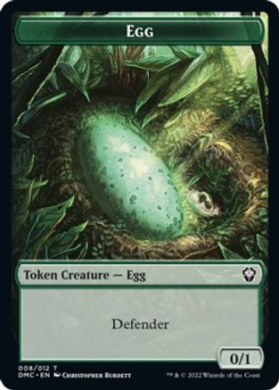 Snake // Egg Double-sided Token [Dominaria United Commander Tokens] | Devastation Store