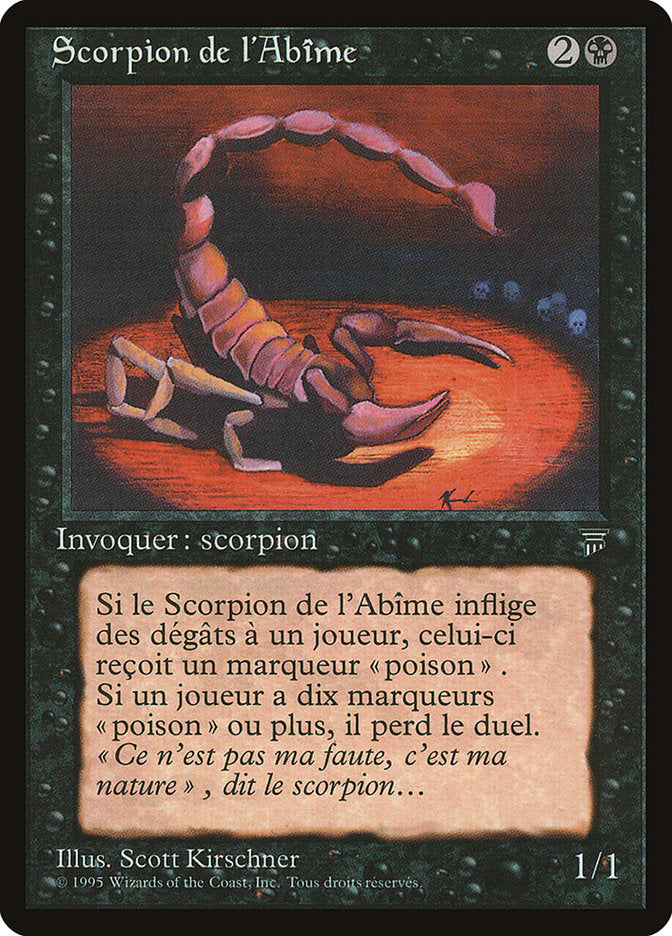 Pit Scorpion (French) - "Scorpion de l'Abime" [Renaissance] | Devastation Store