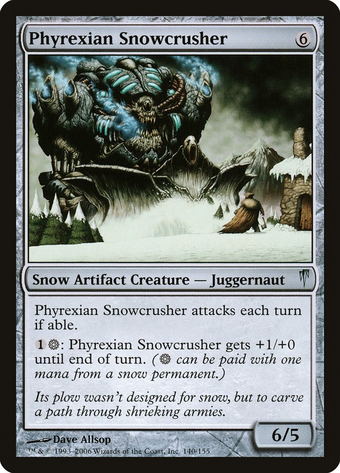 Phyrexian Snowcrusher [Coldsnap] | Devastation Store