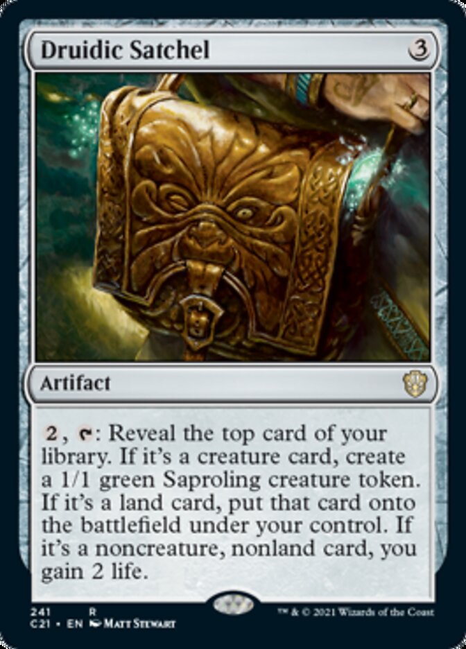 Druidic Satchel [Commander 2021] | Devastation Store