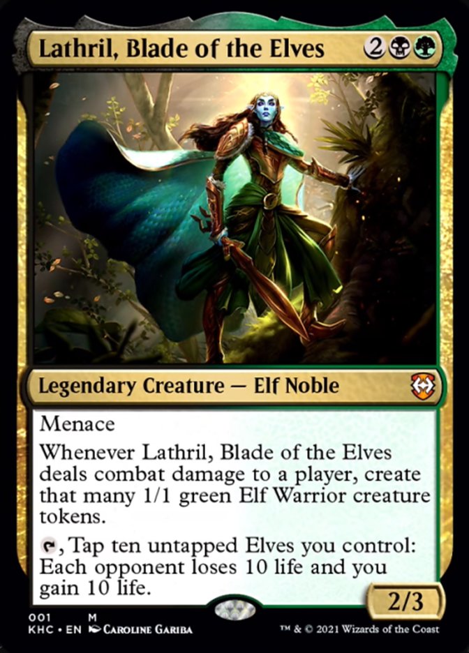 Lathril, Blade of the Elves [Kaldheim Commander] | Devastation Store