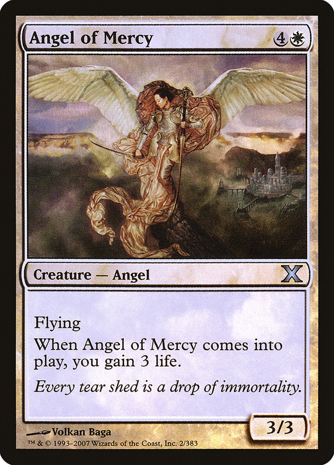 Angel of Mercy (Premium Foil) [Tenth Edition] | Devastation Store