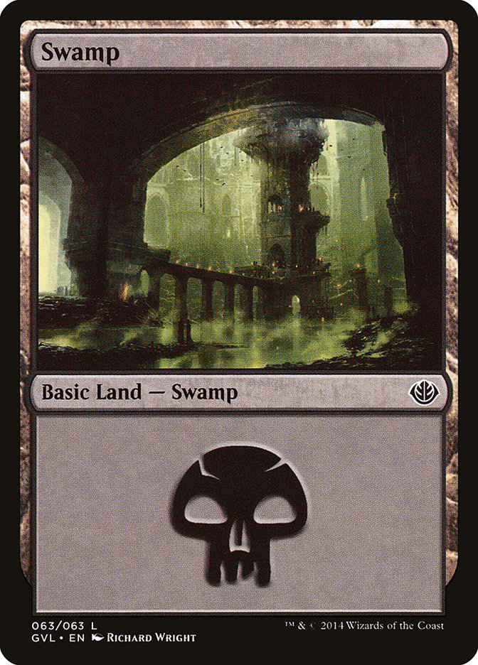 Swamp (63) (Garruk vs. Liliana) [Duel Decks Anthology] - Devastation Store | Devastation Store