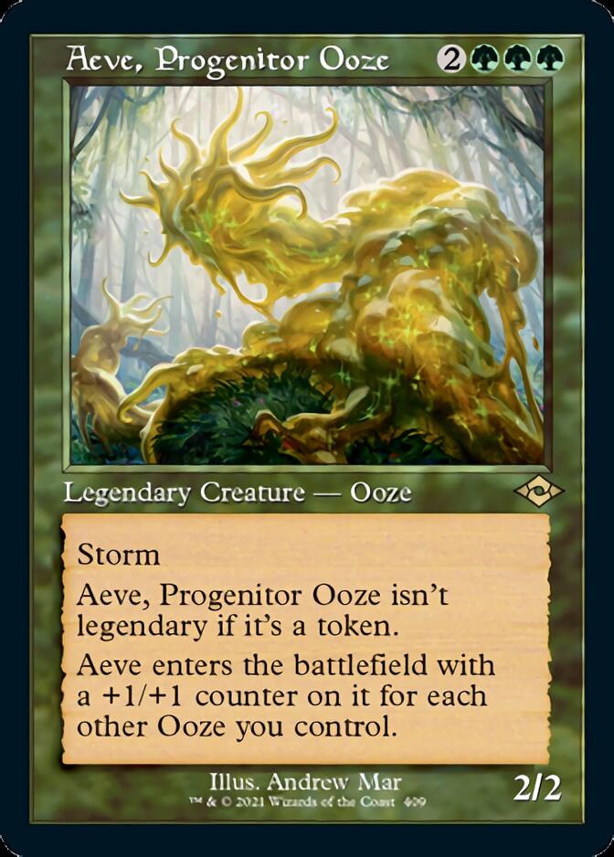 Aeve, Progenitor Ooze (Retro Foil Etched) [Modern Horizons 2] | Devastation Store
